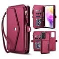 thumbnail image 1 of Decase 2-in-1 Detachable Magnetic Wallet Case Compatible with Samsung Galaxy A54 5G, Shockproof PU Leather Flip Cover with Card Slots,Cash Pocket,Zipper Purse,Crossbody Strap,RFID Blocking,Red, 1 of 8