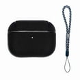 thumbnail image 1 of Decase Airpods Pro 2 Cover with Hand Strap, Military Hard Shell Full-Body Shockproof Nylon Protective Slim Lightweight Case Skin for Airpods Pro 2nd Generation, Black, 1 of 5