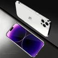 thumbnail image 1 of Decase Aluminum Frame Metal Bumper Frame Slim Hard Case for iPhone 14 Pro, Metal Frame Armor Bumper Raised Edge Protection No-Back Case for iPhone 14 Pro 6.1 inch 2022, Silver, 1 of 9