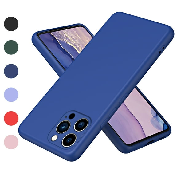 Decase for Apple iPhone 11 Pro Max Shockproof Silicone Ultra Slim Fit Phone Case with Soft Anti-Scratch Microfiber Lining, Enhanced Camera Protection, Supports Wireless Charging, darkblue
