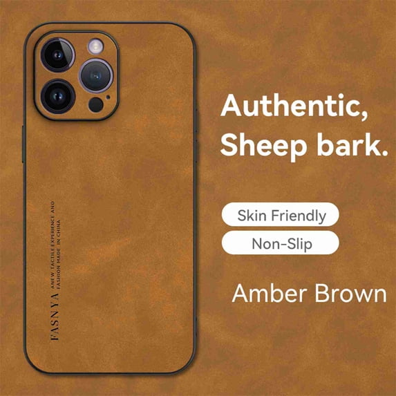 Decase for Apple iPhone 14 Pro Max Classic Business Case, Shockproof Luxury Soft Premium PU Leather Slim Business Style with Wireless Charging Back Protective Cover, brown