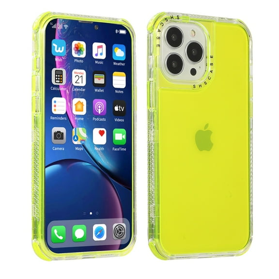 Decase for Apple iPhone 15 Pro 6.1",iPhone 15 Pro Case,Solid Color Colorful Translucent Shockproof Cover for Women Girls Man Dual Layer Hybrid Protective Shell,for iPhone 15 Pro,Green