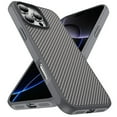 thumbnail image 1 of Decase Carbon Fiber Pattern Case Compatible with iPhone 13,Anti-Scratch PC+TPU Back Cover with Raised Edges for Screen & Camera Protection,Slim Skin-Feel Shockproof Protective Cover, Gray, 1 of 9