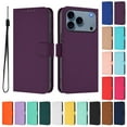 thumbnail image 1 of Decase Case for Apple iPhone 17 Pro Wallet Case,Luxury PU Leather Wallet Phone Case Flip Folio Protective Shockproof Cover with Card Holder,Kickstand Feature,for iPhone 17 Pro 6.3",Violet, 1 of 10
