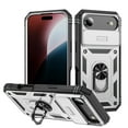 thumbnail image 1 of Decase Case Compatible with Apple iPhone Air,Shockproof Impact Resistant with Slide Lens Protective Cover Case for iPhone Air 6.5 inch 2025 Release,Case with Rotation Ring Stand,A, 1 of 9