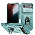 thumbnail image 1 of Decase Case Compatible with Apple iPhone Air,Shockproof Impact Resistant with Slide Lens Protective Cover Case for iPhone Air 6.5 inch 2025 Release,Case with Rotation Ring Stand,G, 1 of 9