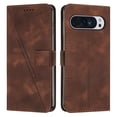 thumbnail image 1 of Decase Case for Google Pixel 9 / 9 Pro Case Wallet with Strap Lanyard, for Google Pixel 9 / 9 Pro Phone Case Leather with Card Holder Shockproof Flip Cover,Brown, 1 of 9