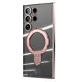 thumbnail image 1 of Decase Case for Samsung Galaxy 24 Ultra Built-in Ring Kickstand,Slim Translucent Shockproof Anti-Scratch Magnetic Phone Shell with Camera Lens Protector Cover Support Wireless Charging - Rosegold, 1 of 8