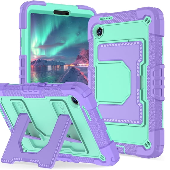 Decase Case for Samsung Galaxy Tab A11 8.7" 2025 (SM-X133/X135) with Shoulder Strap,Tri-Layer PC+TPU Back Cover,Heavy Duty Kickstand Tablet Case for Tab A11 for Kids Women Men,K