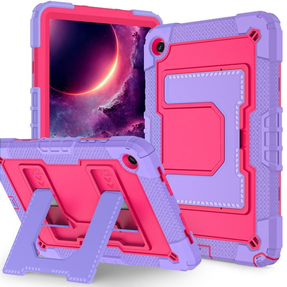 Decase Case for Samsung Galaxy Tab A11+/A11 Plus 11" 2025 (SM-X230/X236) with Shoulder Strap,Tri-Layer PC+TPU Back Cover,Heavy Duty Stand Tablet Case for Tab A11+ for Kids Women Men,H