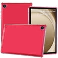 thumbnail image 1 of Decase Case for Samsung Galaxy Tab A9+ 11", Slim Fit Soft TPU Translucent Hybrid Bumper Shell for Galaxy Tab A9+/A9 Plus,Shockproof Hard Tablet Cover,Red, 1 of 7