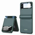 thumbnail image 1 of Decase Case for Samsung Galaxy Z Flip 3 5G 2021, Magnetic Hinge Protection Cover Silm PC Magnetic Hinge All-Inclusive Glass Camera Lens Protector Case, Darkgreen, 1 of 6