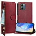 thumbnail image 1 of Decase Case for Moto G Power (2025), Wallet Phone Case Leather Stand Cover with Shoulder Strap, Wireless Charging,Winered, 1 of 8