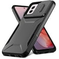 thumbnail image 1 of Decase Case for Moto G Power 5G (2024), Shockproof Scratch-Proof PC + TPU Case with Slide Camera Cover,Black, 1 of 6