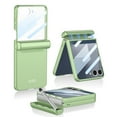 thumbnail image 1 of Decase Case for Samsung Galaxy Z Flip 7, Magnetic Hinge Phone Case with Built-in Screen Protector & Stylus,Matachegreen, 1 of 11
