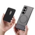 thumbnail image 1 of Decase Case for Samsung Galaxy Z Fold 7, Shockproof Magnetic Leather Wallet Phone Case with Card Holder,Gray, 1 of 7