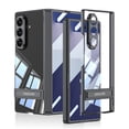 thumbnail image 1 of Decase Case for Samsung Galaxy Z Fold 7, Transparent Phone Case with Built-in Screen Protector, Magnetic Hinge Protection Cover with Kickstand,Black, 1 of 9