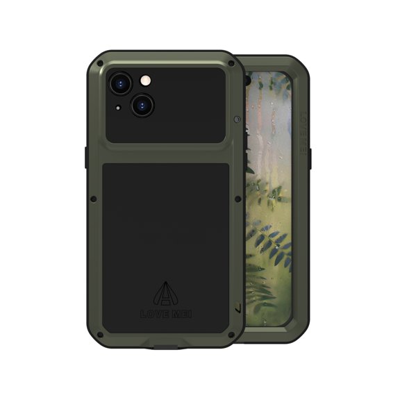 Decase Case for iPhone 15 6.1"(2023 Release) With Screen Protector,Full Body Frame Military Grade Drop Protection,Rugged Shockproof Heavy Duty Phone Cover,for iPhone 15 - Green