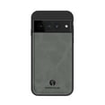 thumbnail image 1 of Decase Classic Rugged Back Case for Google Pixel 7A,Shockproof Luxury PU Leather Slim Fit Work with Magnetic Car Mount Holder Soft Snap-on Anti-Drop Protective Phone Cover,Gray, 1 of 7