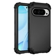thumbnail image 1 of Decase Compatible with Google Pixel 10 /10 Pro 2025 Phone Case,Shockproof Three Layer Heavy Duty Soft Silicone Rubber Bumper+Hard Plastic Hybrid Protective Case for Google Pixel 10 /10 Pro,Black, 1 of 7