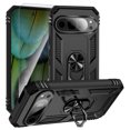 thumbnail image 1 of Decase Compatible with Google Pixel 9 / 9 Pro Case+1-Pack Tempered Screen Protector, Military Grade Drop Protection Cover with 360° Rotating Kickstand, Heavy Duty Shockproof Phone Case,Black, 1 of 6