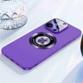 thumbnail image 1 of Decase Compatible with MagSafe Case for iPhone 12 Pro, Built-in Glass Camera Lens Protector Logo View,Slim Magnetic MagSafe Shockproof Anti-Fall Matte PC Back Cover Case, darkpurple, 1 of 8