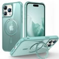 thumbnail image 1 of Decase Compatible with MagSafe Case for iPhone 14 Plus, Slim MagSafe Magnetic 360 °Rotation Ring Holder Stand Rugged Shockproof Anti-Scratch Case Cover, blue, 1 of 7