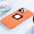 thumbnail image 1 of Decase Compatible with MagSafe Case for iPhone 15, Built-in Glass Camera Lens Protector Logo View,Slim Magnetic MagSafe Shockproof Anti-Fall Matte PC Back Cover Case, orange, 1 of 8