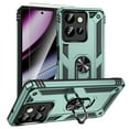 thumbnail image 1 of Decase Compatible with Moto G Power (2025) Case+1-Pack Tempered Screen Protector, Military Grade Drop Protection Cover with 360° Rotating Kickstand, Heavy Duty Shockproof Rugged Phone Case,Darkgreen, 1 of 7