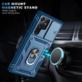 thumbnail image 1 of Decase Compatible with Samsung Galaxy S23 Ultra Case, Armor Case with Slide Camera Cover, Heavy Duty Protection Phone Cover with Magnetic Ring Stand for Samsung Galaxy S23 Ultra 6.8", Navyblue, 1 of 10