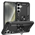 thumbnail image 1 of Decase Compatible with Samsung Galaxy S25 2025 Case+1-Pack Tempered Screen Protector, Military Grade Drop Protection Cover with 360° Rotating Kickstand, Heavy Duty Shockproof Phone Case,Black, 1 of 7