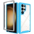 thumbnail image 1 of Decase Compatible with Samsung Galaxy S25 Anti-Scratch Soft TPU + Hard PC Hybrid Protective Case,Compatible with Samsung Galaxy S25 Cover,2 in 1 Dual Layer Shockproof Protective Phone Shell,Blue, 1 of 7