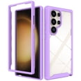 thumbnail image 1 of Decase Compatible with Samsung Galaxy S25 Anti-Scratch Soft TPU + Hard PC Hybrid Protective Case,Compatible with Samsung Galaxy S25 Cover,2 in 1 Dual Layer Shockproof Protective Phone Shell,Purple, 1 of 7