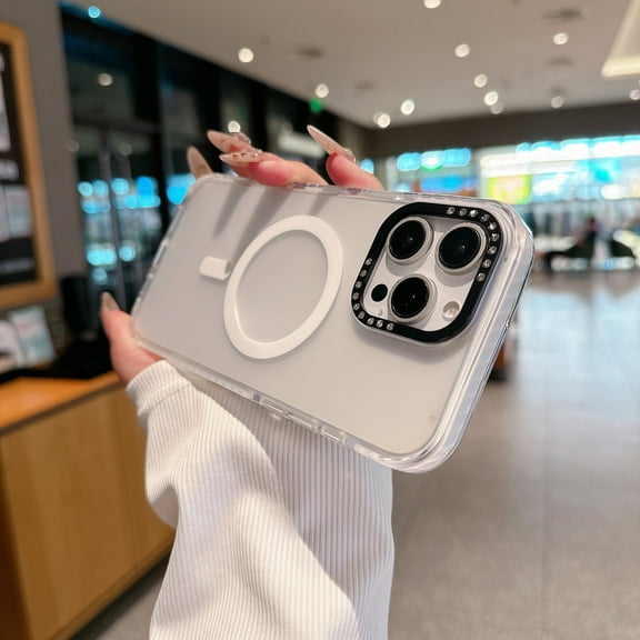 Decase Compatible with iPhone 11 Translucent Case,Compatible with Mag-Safe,Cute Bright Translucent Hard PC+Soft TPU Bumper Hybrid Magnetic Case,Slim Hard Camera Cover Protection,Clear