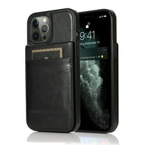 Decase Compatible with iPhone 14 Pro Max Wallet Case Credit Card Holder, Premium Leather Kickstand Flip Durable Shockproof Protective Back Cover for iPhone 14 Pro Max 6.7 inch, Black