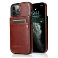 thumbnail image 1 of Decase Compatible with iPhone 14 Pro Max Wallet Case Credit Card Holder, Premium Leather Kickstand Flip Durable Shockproof Protective Back Cover for iPhone 14 Pro Max 6.7 inch, Brown, 1 of 7