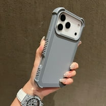 Decase Compatible with iPhone 17 Pro Max Rugged Shockproof 3-in-1 Cover, Anti-Scratch PC TPU Hybrid Back Cover, Wireless Charging, Heavy Duty Matte Non-Slip Protective Phone Case,Gray