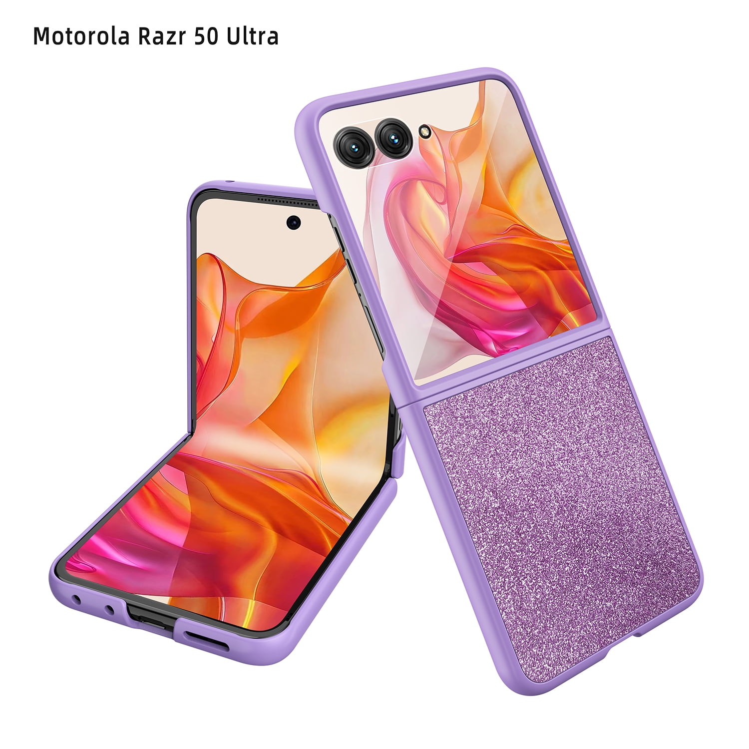 Decase Compatible with Motorola Razr 50 Ultra Case 2024 Glitter, Bling