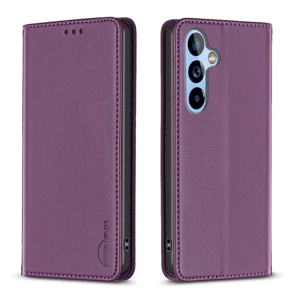 Decase Cover For Samsung Galaxy A54 5G,Shockproof PU Leather Book Folding Flip Folio Case with Card Holders Kickstand Magnetic Closure TPU Inner Shell Protective Cover for Women Men,purple