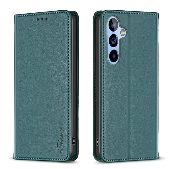 Decase Cover For Samsung Galaxy A54 5G,Shockproof PU Leather Book Folding Flip Folio Case with Card Holders Kickstand Magnetic Closure TPU Inner Shell Protective Cover for Women Men,green