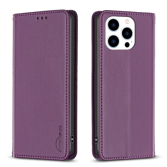 Decase Cover For iPhone XS/X,Shockproof PU Leather Book Folding Flip Folio Case with Card Holders Kickstand Magnetic Closure TPU Inner Shell Protective Cover for Women Men,purple