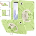 thumbnail image 1 of Decase Crossbody for Samsung Galaxy Tab A7 Lite 8.7" T220/T225 Military Grade Protection Case,with Kickstand, Hand Strap,with Pen Holder,Rugged Shockproof Heavy Duty Case Cover,Greenwhite, 1 of 12