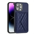 thumbnail image 1 of Decase Crossbody Wallet Case for iPhone 15,RFID Blocking Design,with Credit Card Slot Flip PU Leather Stand,Rugged Shockproof Magnetic Buckle with Shoulder Strap Case Cover,Blue, 1 of 11