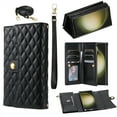 thumbnail image 1 of Decase Crossbody Wallet Case for iPhone 15,with Credit Card Slot Holder,Flip PU Leather Stand,Rugged Shockproof with Shoulder Strap & Wristband Full Body Protection Case Cover,Black, 1 of 8