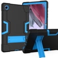 thumbnail image 1 of Decase Cute Tablet Case for Samsung Galaxy Tab A8 10.5 2022 tablet SM-X200/X205, Rugged 3 Layer Protection Shockproof Tablet Cover with Built-in Stand,Black+Blue, 1 of 8
