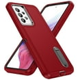 thumbnail image 1 of Decase Defender Cover for Samsung Galaxy A53 5G with Hidden Foldable Kickstand, Three Layer Shockproof Heavy Duty Protection All-Round Protective Case, Red, 1 of 8