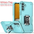 thumbnail image 1 of Decase Designed for Samsung Galaxy A13 5G 6.5 inch Shockproof Case with Kickstand, Support Magnetic Car Mount, Double Layer Heavy Duty Military Grade Drop Protective, Mint, 1 of 9