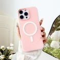 thumbnail image 1 of Decase Fashion Magnetic Case for iPhone 11 Pro,Rugged Magnetic Back Cover,Compatible with Mag-Safe,Matte Slim Shockproof Hard PC+Soft TPU Bumper Protective Phone Cover for Women Men,Pink, 1 of 8