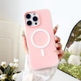 thumbnail image 1 of Decase Fashion Magnetic Case for iPhone 11,Rugged Magnetic Back Cover,Compatible with Mag-Safe,Matte Slim Shockproof Hard PC+Soft TPU Bumper Protective Phone Cover for Women Men,Pink, 1 of 8