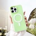 thumbnail image 1 of Decase Fashion Magnetic Case for iPhone 13 Pro,Rugged Magnetic Back Cover,Compatible with Mag-Safe,Matte Slim Shockproof Hard PC+Soft TPU Bumper Protective Phone Cover for Women Men,Green, 1 of 8